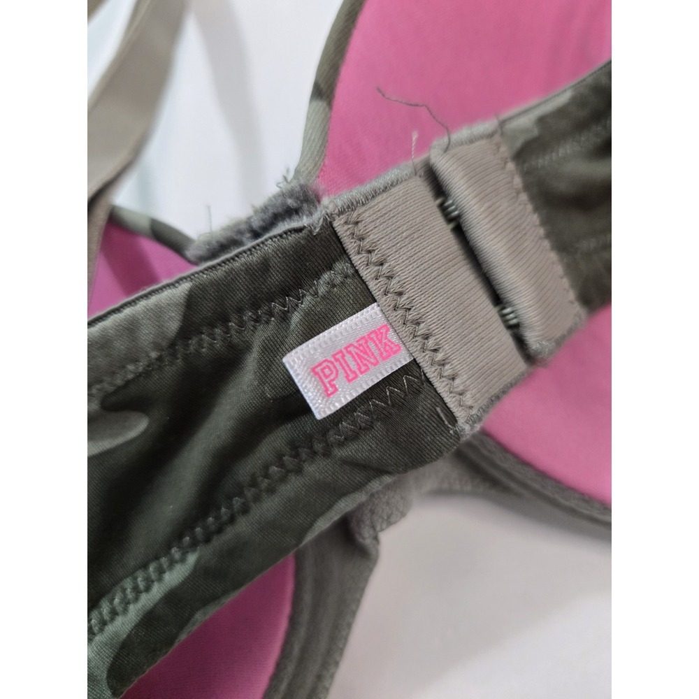 Victoria's Secret‎ PINK Wear Everywhere Lightly Lined Bra Camo Print 36DD / E80 - Picture 4 of 6